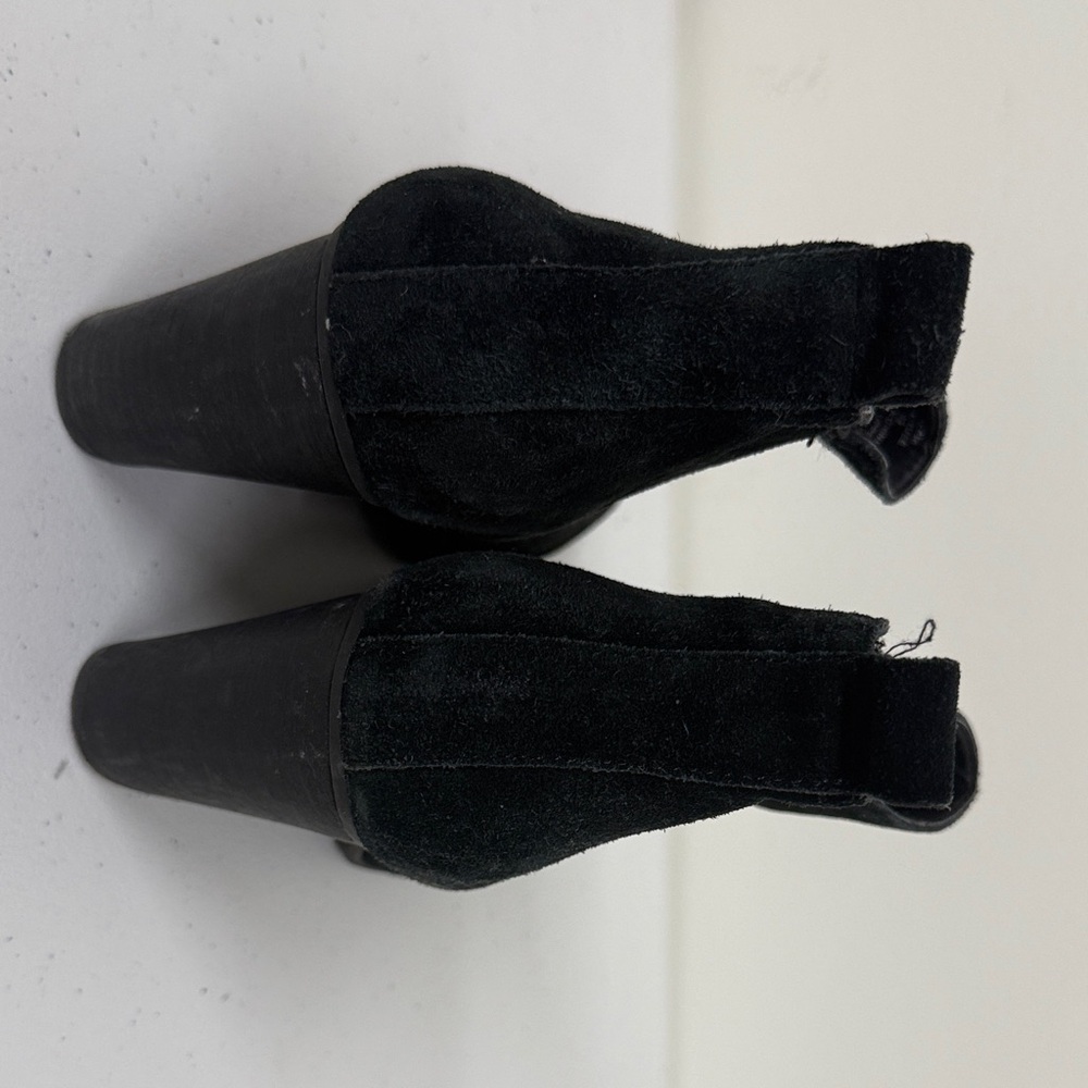 MICHAEL Michael Kors Black Suede Ankle Booties - Picture 4 of 6
